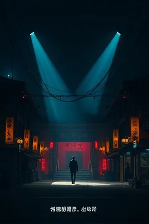海边的第七夜番剧封面，夜色中沙滩上的篝火与远处灯塔
